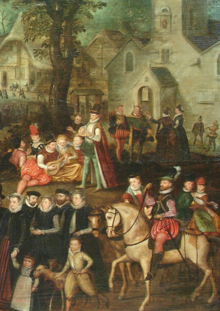 Joris Hoefnagel (1542-1601), huile sur panneau, détail